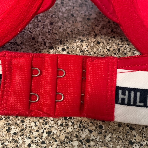 TOMMY HIlFIGERShape Bra 34B Red-blue-White like new - Picture 6 of 14
